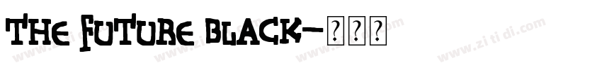 The Future Black字体转换